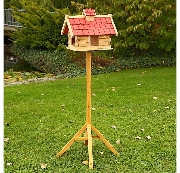 Mucola Vogelhaus Vogelhaus Vögelhäuschen Holz Vogelfutterhaus XXL Vogelvill günstig online kaufen