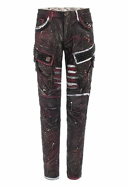 Cipo & Baxx 5-Pocket-Jeans "Jeans", mit coolem Print günstig online kaufen