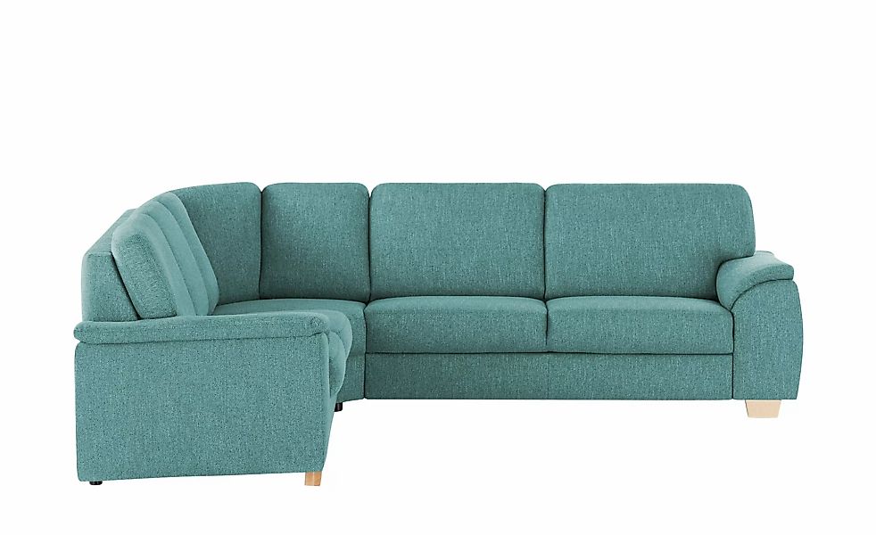 smart Ecksofa  Valencia ¦ türkis/petrol ¦ Maße (cm): B: 250 H: 90 T: 280.0 günstig online kaufen