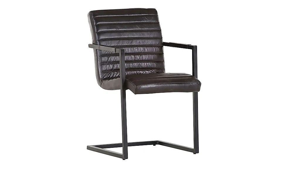 Freischwinger   Buff  ¦ schwarz ¦ Maße (cm): B: 52 H: 87 T: 64.0 Stühle > S günstig online kaufen