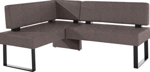 Home affaire Eckbank Oliver mit Metallgestell, günstig online kaufen