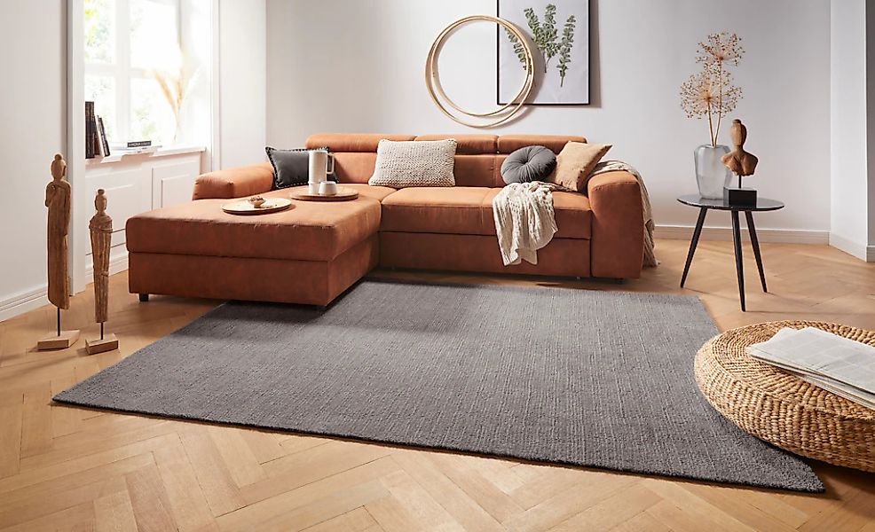 HANSE Home Teppich "Supersoft" rechteckig 10 mm Höhe Kurzflor, Läufer Moder günstig online kaufen