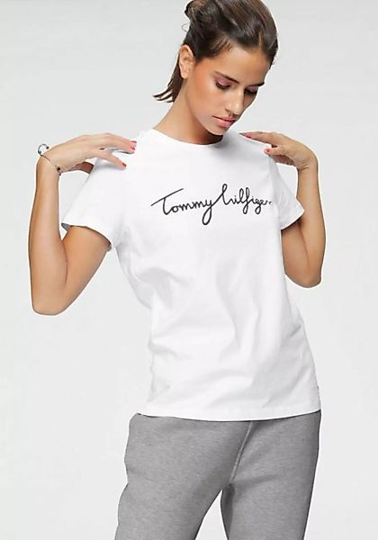 Tommy Hilfiger T-Shirt HERITAGE CREW NECK GRAPHIC TEE mit Tommy Hilfiger Sc günstig online kaufen