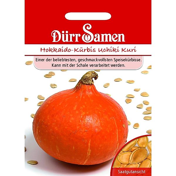 Dürr Samen Hokkaido-Kürbis Uchiki Kuri Saatgut günstig online kaufen