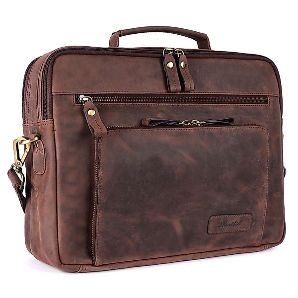 Benthill Aktentasche Echt Leder Laptoptasche Notebooktasche günstig online kaufen