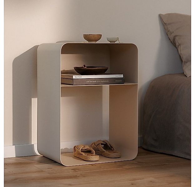 Metallbude Nachttisch Nachtkonsole / Nachtkommode Damio günstig online kaufen