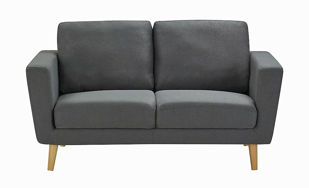 uno Einzelsofa aus Mikrofaser Scandi 2223 ¦ grau ¦ Maße (cm): B: 150 H: 87, günstig online kaufen