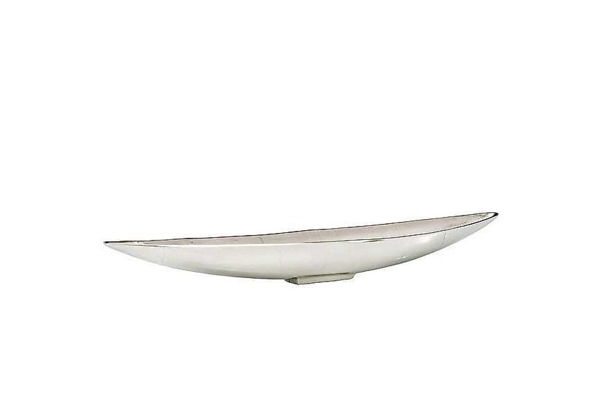 riess-ambiente Dekoschale SILVER LEAF 80cm silber (Einzelartikel, 1 St), Wo günstig online kaufen
