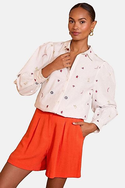 Love & Roses Langarmhemd Love & Roses Langarmshirt mit Stickerei (1-tlg) günstig online kaufen