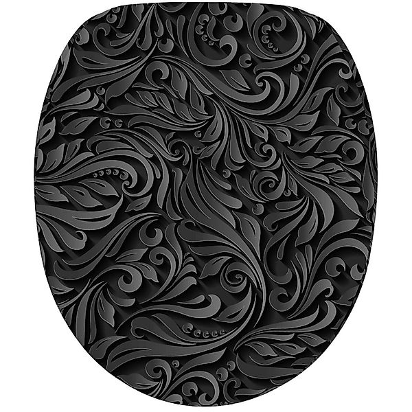 SANILO WC Sitz Floral Hochwertiger und Stabiler Toilettendeckel aus Holz günstig online kaufen