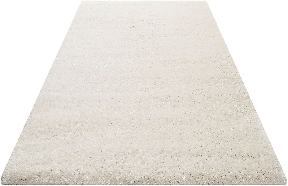 Wecon home Basics Hochflor-Teppich "Smilla" rechteckig 50 mm Höhe Wohnzimme günstig online kaufen