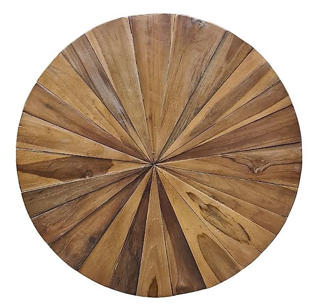 LebensWohnArt Dekoobjekt Wand-Deko-Objekt LATO recycled Teak rund 60cm günstig online kaufen