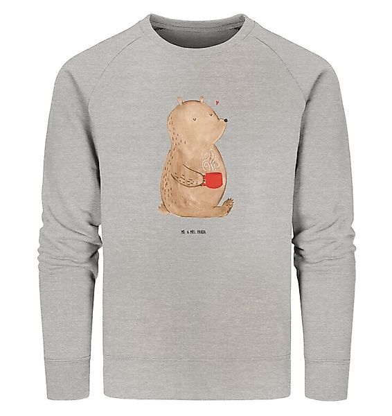 Mr. & Mrs. Panda Longpullover Größe XXL Bär Morgenkaffee - Heather Grey - G günstig online kaufen