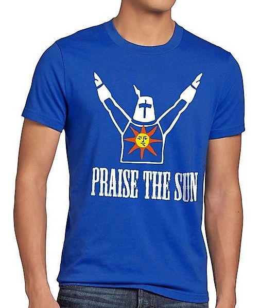 style3 T-Shirt Praise the Sun Dark Sunbro Solaire souls Gwyn Sonnen Ritter günstig online kaufen