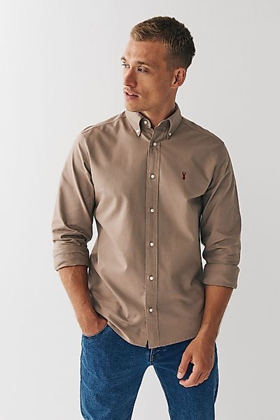 Next Langarmhemd Langärmeliges Oxfordhemd mit Hirsch günstig online kaufen