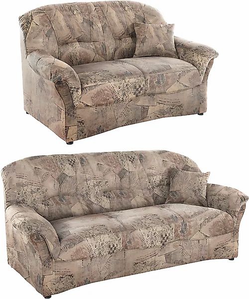 DOMO collection Polstergarnitur »Bahia«, (Set), 3-Sitzer & 2-Sitzer-Set günstig online kaufen