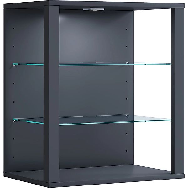 ebuy24 GlasolSW Vitrinenschrank Wandhängend Anthrazit günstig online kaufen
