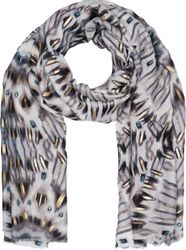 styleBREAKER Modeschal Schal Batik Muster Metallic günstig online kaufen