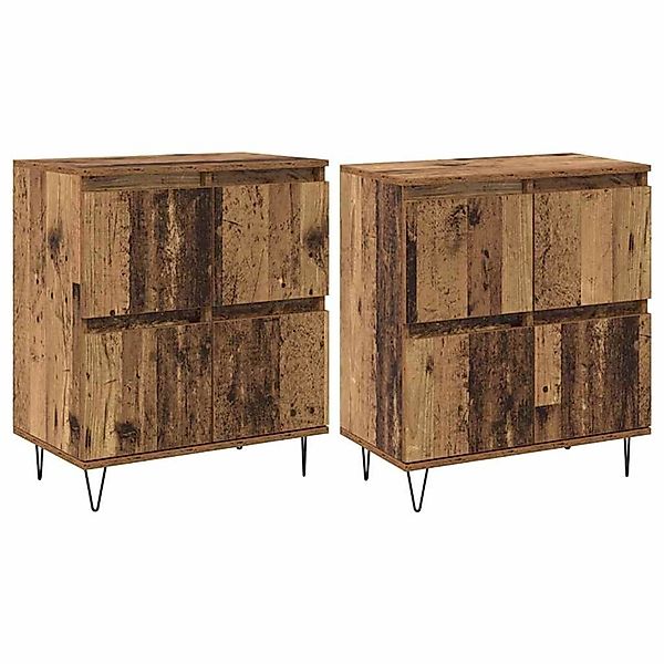 vidaXL Sideboards 2 Stk Altholz 120 x 35 x 70 cm Holzwerkstoff 3394533 günstig online kaufen