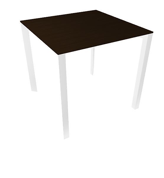 Profilo Konferenztisch 80x80 cm Laminierte Platte Wenge günstig online kaufen