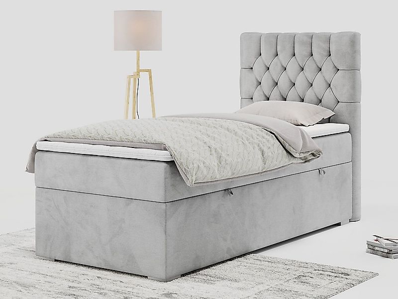 MKS MÖBEL Boxspringbett PERA (Set, Packung, Topper T25/Visco, T30-Schaum, H günstig online kaufen