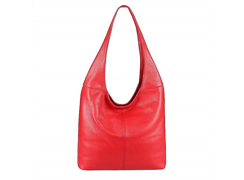 ITALYSHOP24 Shopper Made in Italy Damen echtes Leder Tasche Schultertasche günstig online kaufen