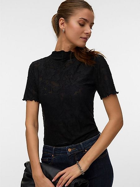 Vero Moda Kurzarmshirt VMLAYLA SS TOP JRS NOOS Materialmix günstig online kaufen