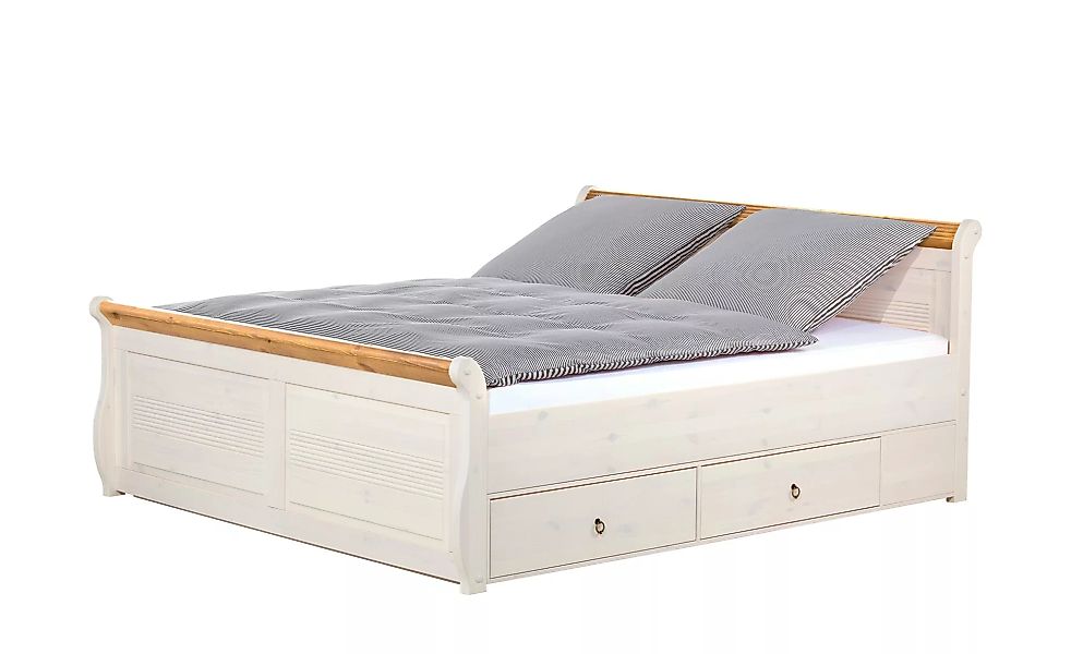 Bettgestell - weiß - 188 cm - 92,5 cm - 220 cm - Betten > Bettgestelle - Mö günstig online kaufen