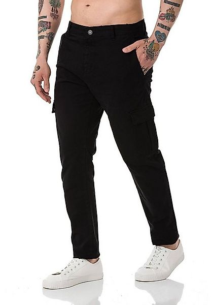 RedBridge Chinohose Red Bridge Herren Chino Cargo Hose Basic Schwarz W32 L3 günstig online kaufen