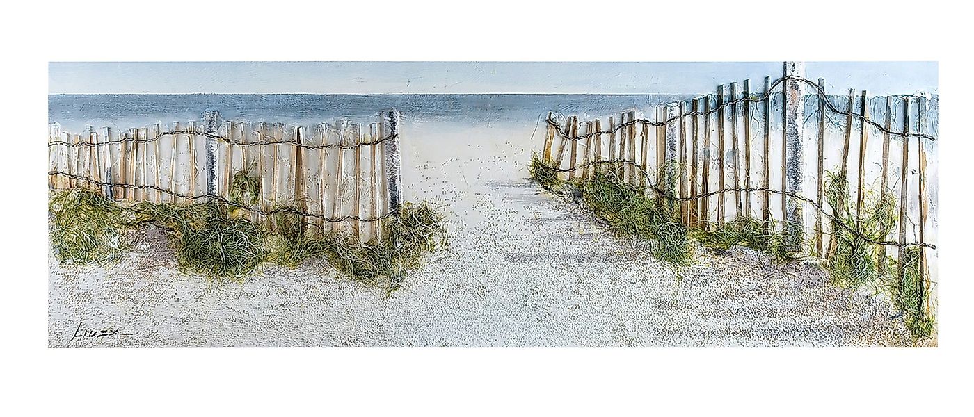 GILDE Wandbild GILDE Gemälde Dünen-Idylle - günstig online kaufen