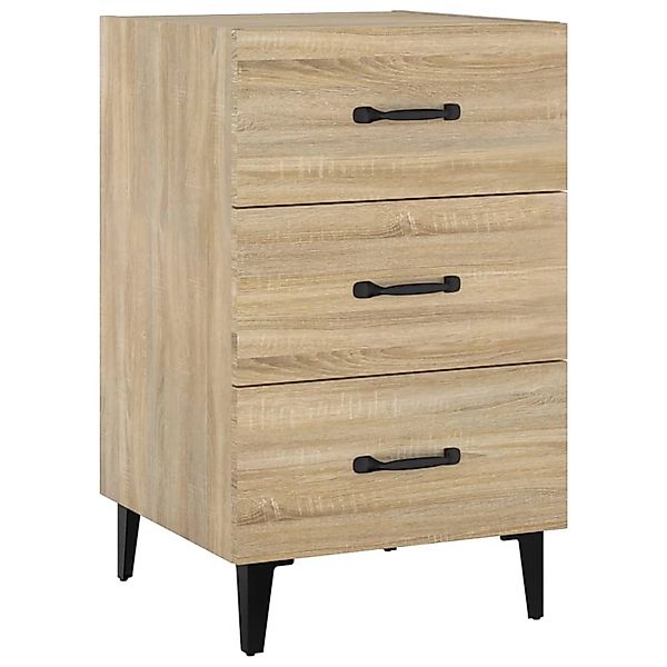 vidaXL Nachttisch Sonoma-Eiche 40x40x66 cm Holzwerkstoff 812090 günstig online kaufen
