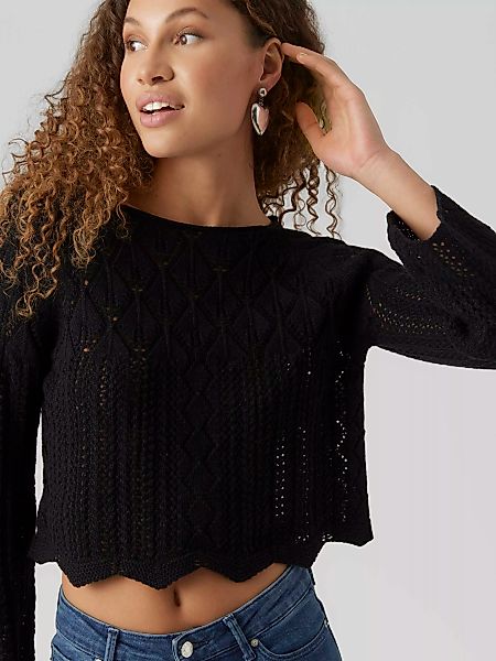 Vero Moda Damen Pullover VMGINGER 3/4 - Relaxed Fit günstig online kaufen
