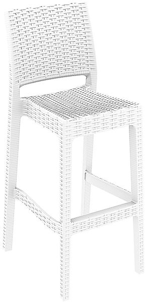 CLP Barhocker Jamaica, Polyrattan, UV-beständig, wetterfest günstig online kaufen