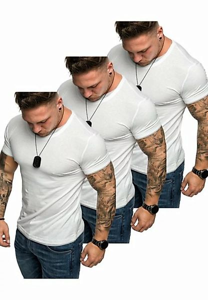 Amaci&Sons T-Shirt 3. LAKEWOOD 3er-Pack T-Shirts (3er-Pack) Herren Basic Ov günstig online kaufen