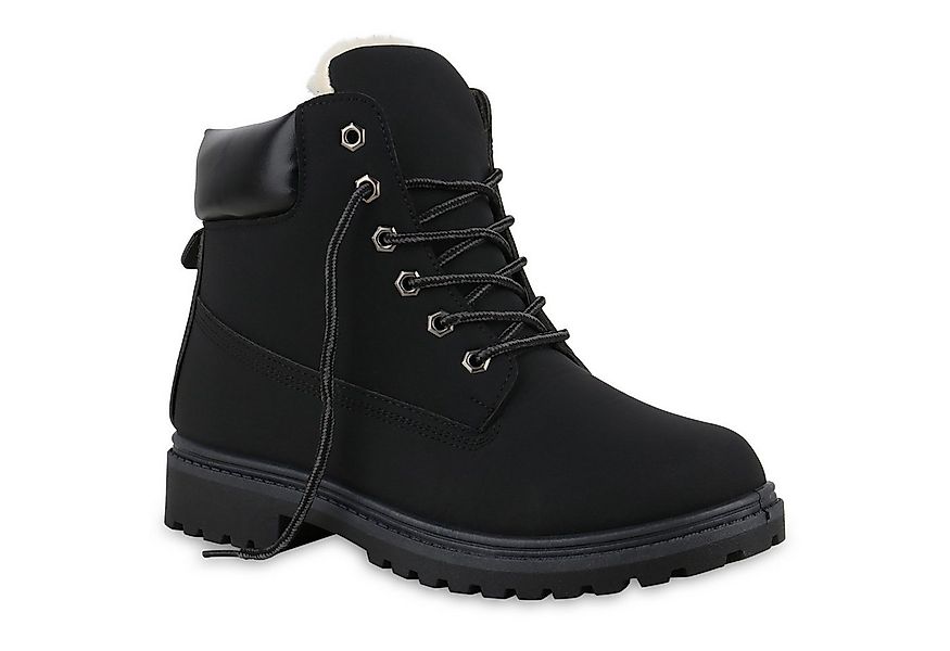 VAN HILL 841404 Bootsschuh Herren Warm Gefütterte Worker Boots Bequeme Prof günstig online kaufen