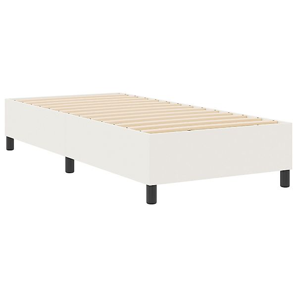 vidaXL Bett Boxspringbett Creme Cordstoff (1-tlg) günstig online kaufen