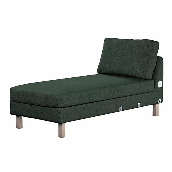 Bezug für Karlstad Recamiere Zustellsofa, kurz, dunkelgrün, Bezug für Karls günstig online kaufen