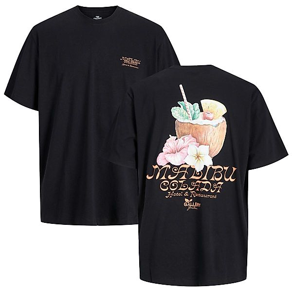 Jack&Jones T-Shirt mit Print auf Vorder- und Rückseite Farbe schwarz Größe: günstig online kaufen
