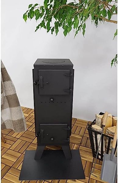 Magnus Kaminofen Kaminofen mit Schamottstein GT7PR schwarz Ofen für Werksta günstig online kaufen