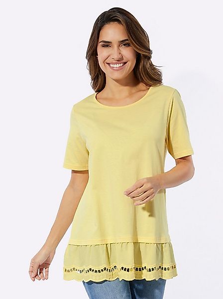 Sieh an! T-Shirt Longshirt Kurzarm günstig online kaufen