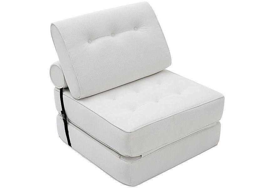 MECO Schlafsofa, Klappsofa mit Kissen, Cordstoff Schlafsessel 3-in-1, Gäste günstig online kaufen