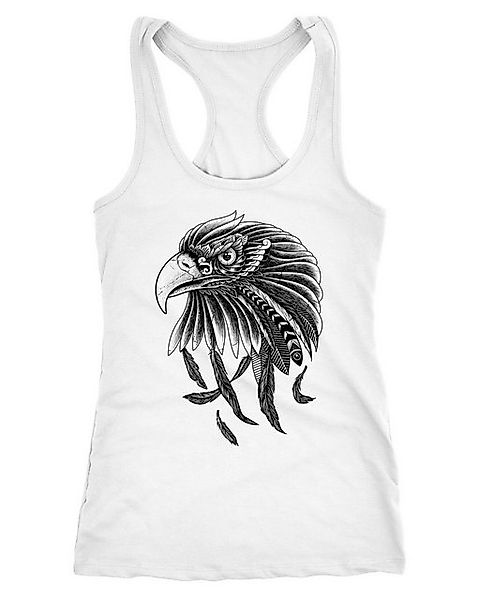 Neverless Tanktop Damen Tank-Top Adler Motiv Racerback Neverless® günstig online kaufen