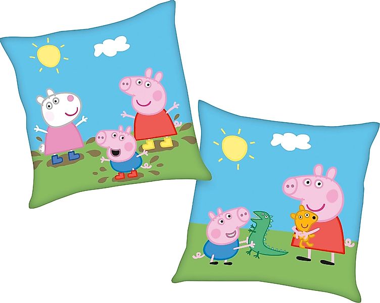 Peppa Pig Dekokissen "Peppa Pig" mit tollem Peppa Pig Motiv günstig online kaufen