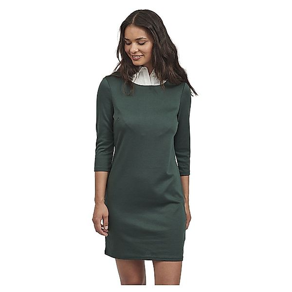 Vila Tinny 3/4 Arm Kurzes Kleid M Darkest Spruce günstig online kaufen