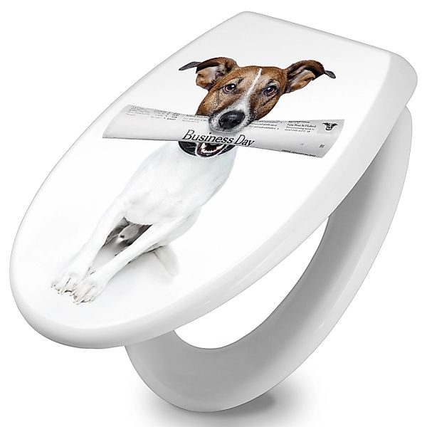 Banjado Toilettendeckel Mit Absenkautomatik WC-Sitz Soft Close Weiß Hygieni günstig online kaufen