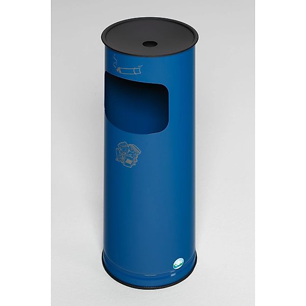 PROREGAL Klassischer Runder Kombiascher HxBxT 61 x 25 x 25 cm Verzinkter St günstig online kaufen