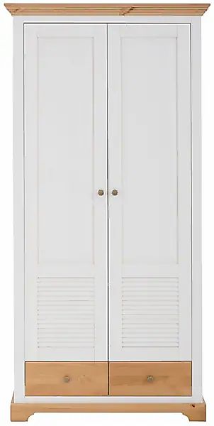 Home affaire Garderobenschrank "Ayanna" Breite 94 cm, 2-türig, aus massiver günstig online kaufen