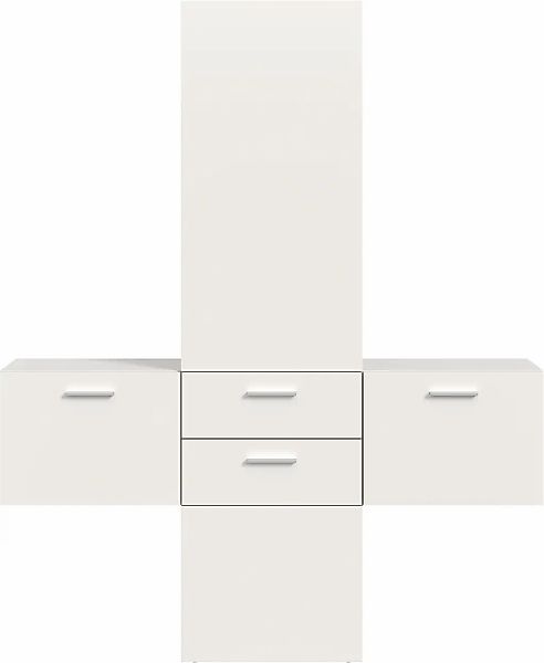 INOSIGN Garderoben-Set, (Set, 3 St.), Lumo, Garderobenset Breite 156 cm, Sp günstig online kaufen