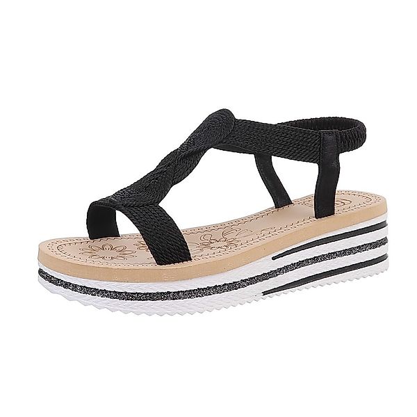 Ital-Design Damen Freizeit Plateausandaletten (86526969) Keilabsatz/Wedge günstig online kaufen