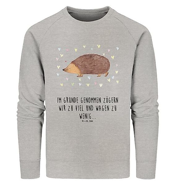 Mr. & Mrs. Panda Longpullover Igel Herzen Größe XS - Heather Grey - Geschen günstig online kaufen